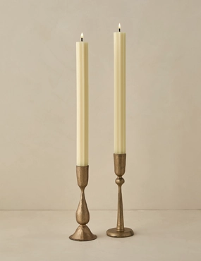 Fluted Church Taper (Set of 2) by Greentree Home 