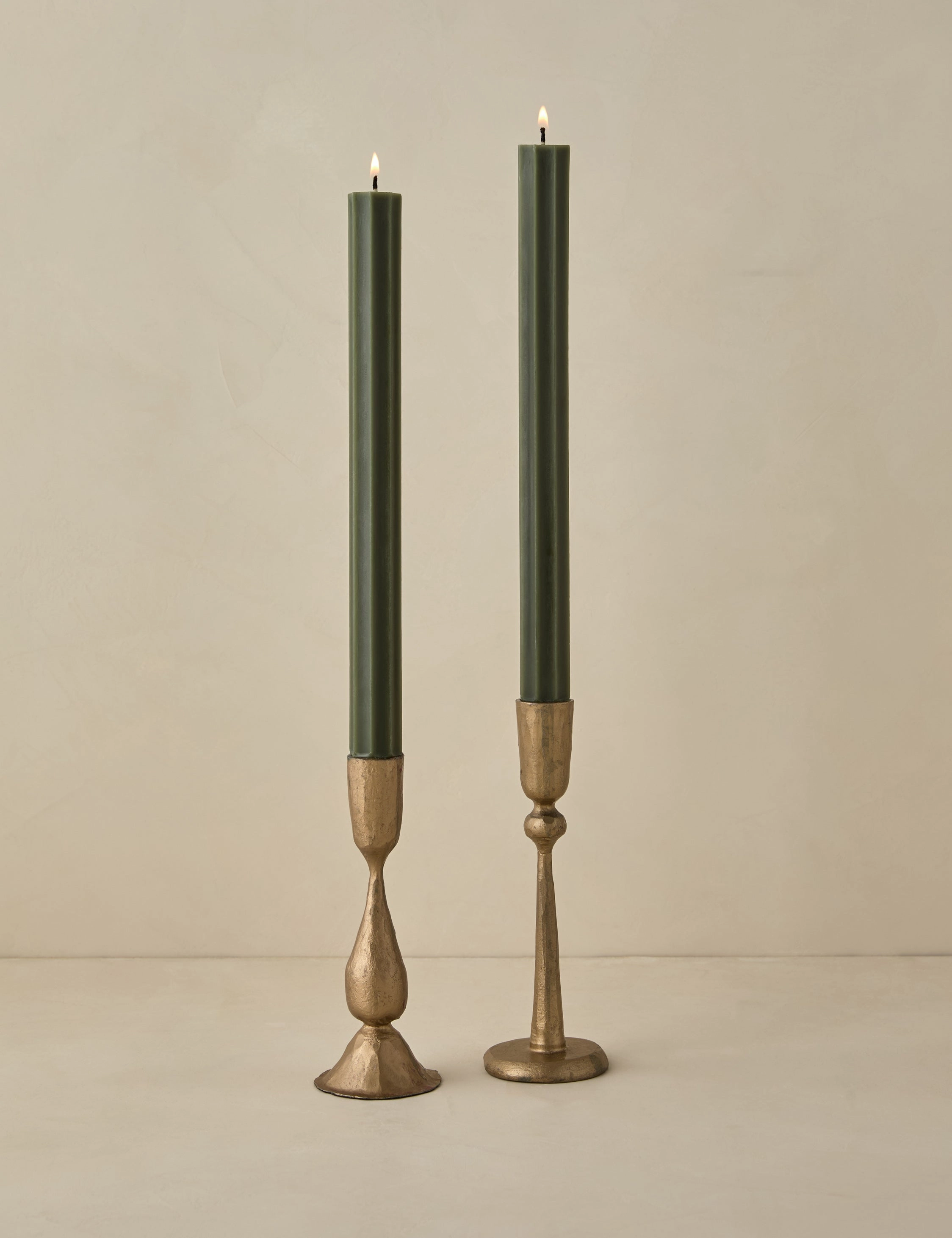 Fluted Church Taper (Set of 2) by Greentree Home