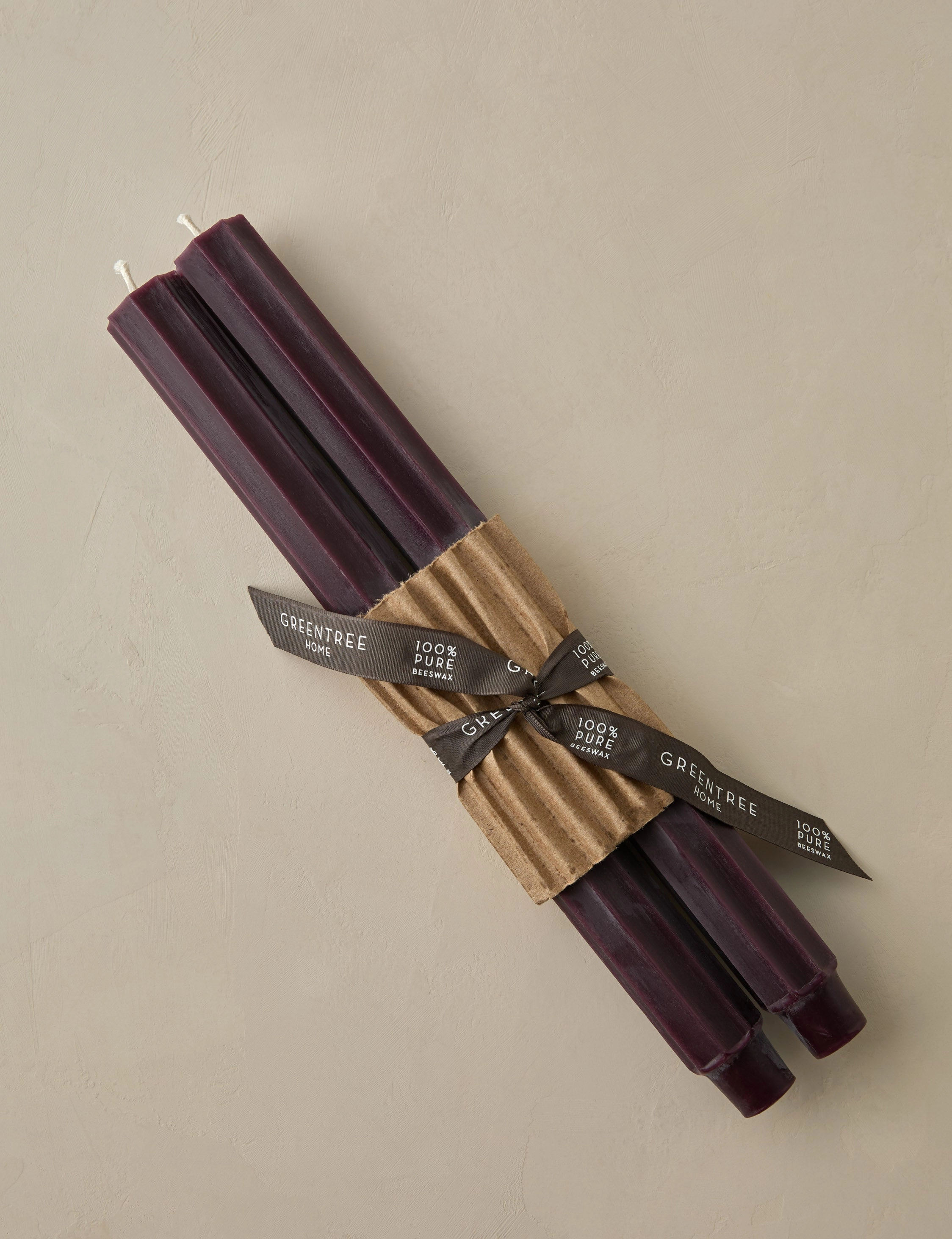 Fluted Church Taper (Set of 2) by Greentree Home