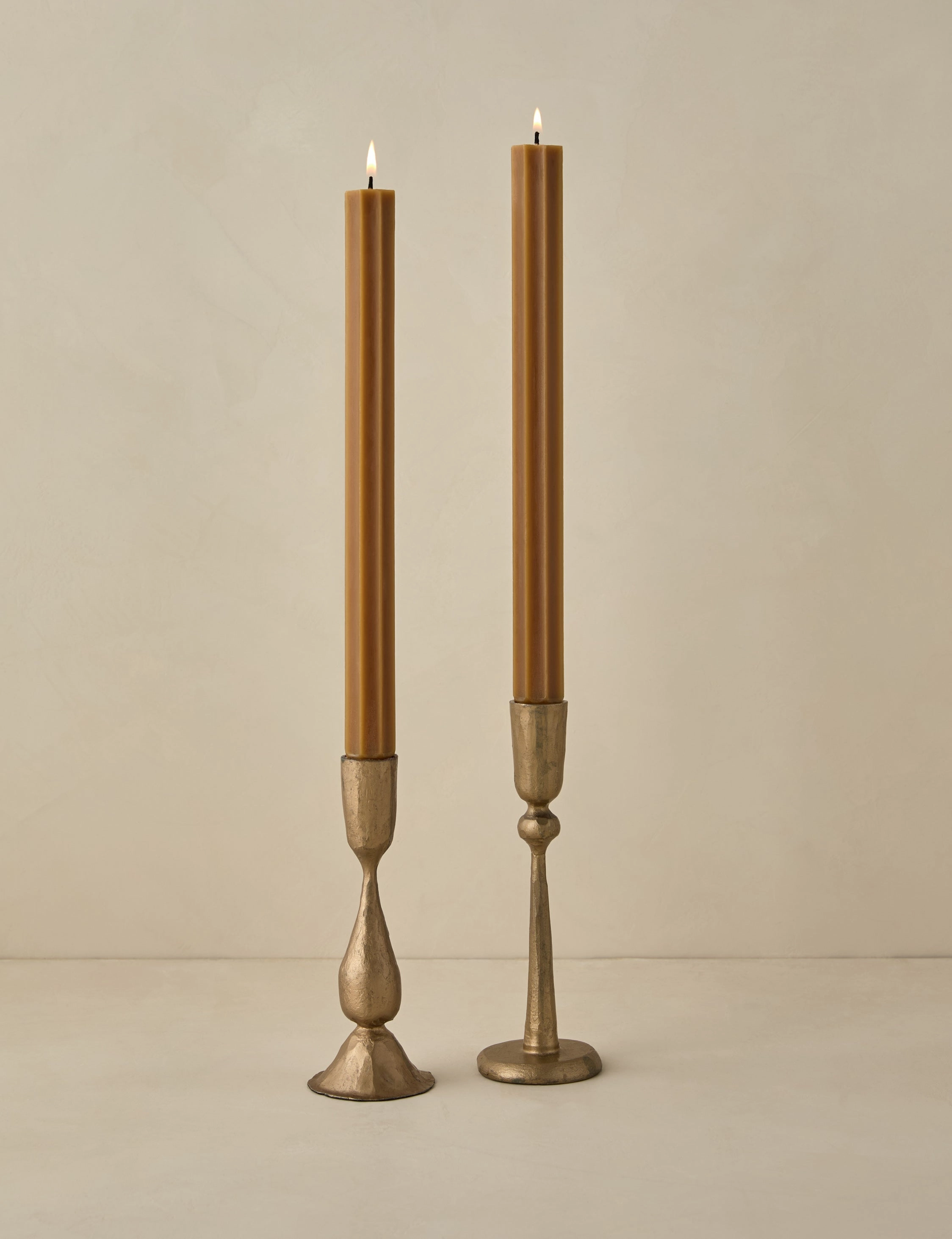 Fluted Church Taper (Set of 2) by Greentree Home