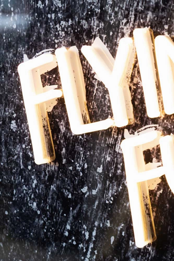 Flying Fuck Framed Neon Wall Light - Available in Two Options