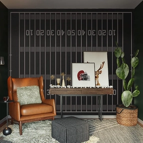 Football Field Wall Mural 