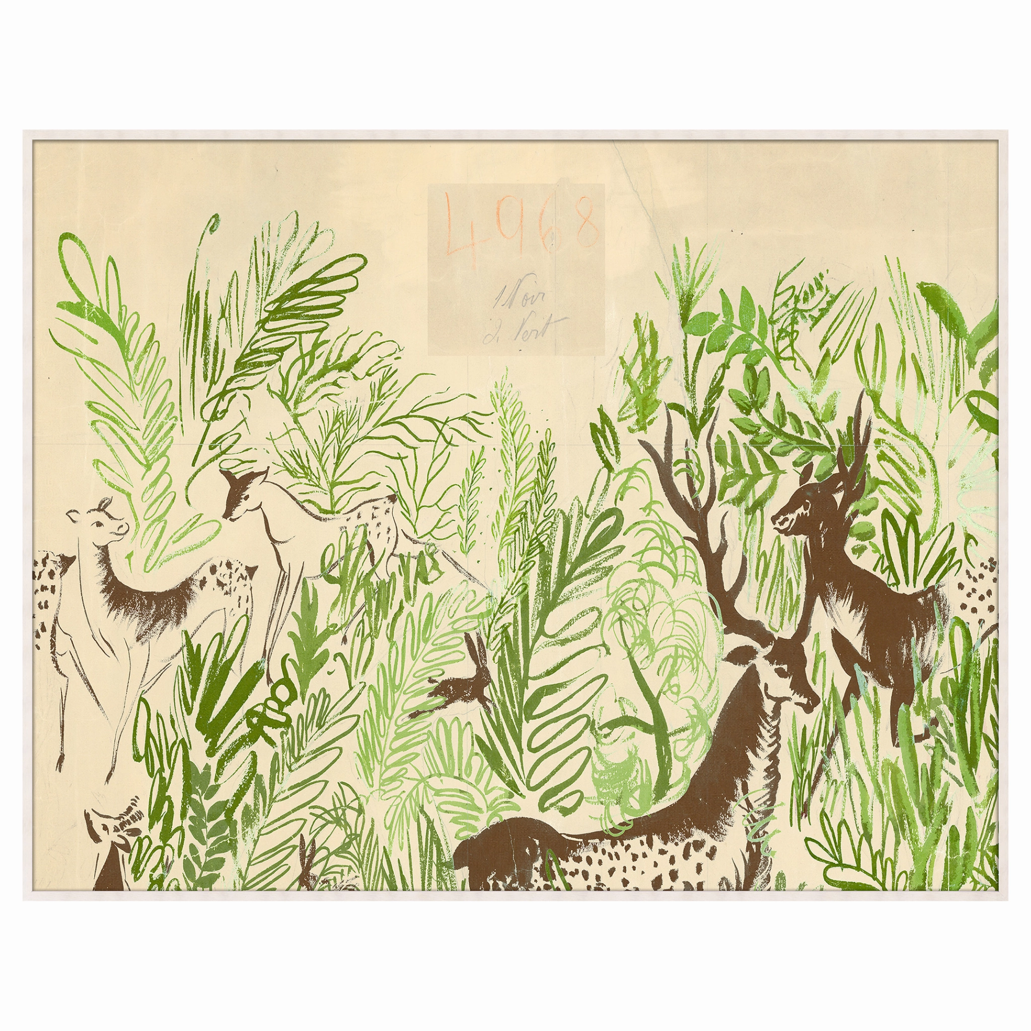 Frederick Steiner Archive, Deer Playing