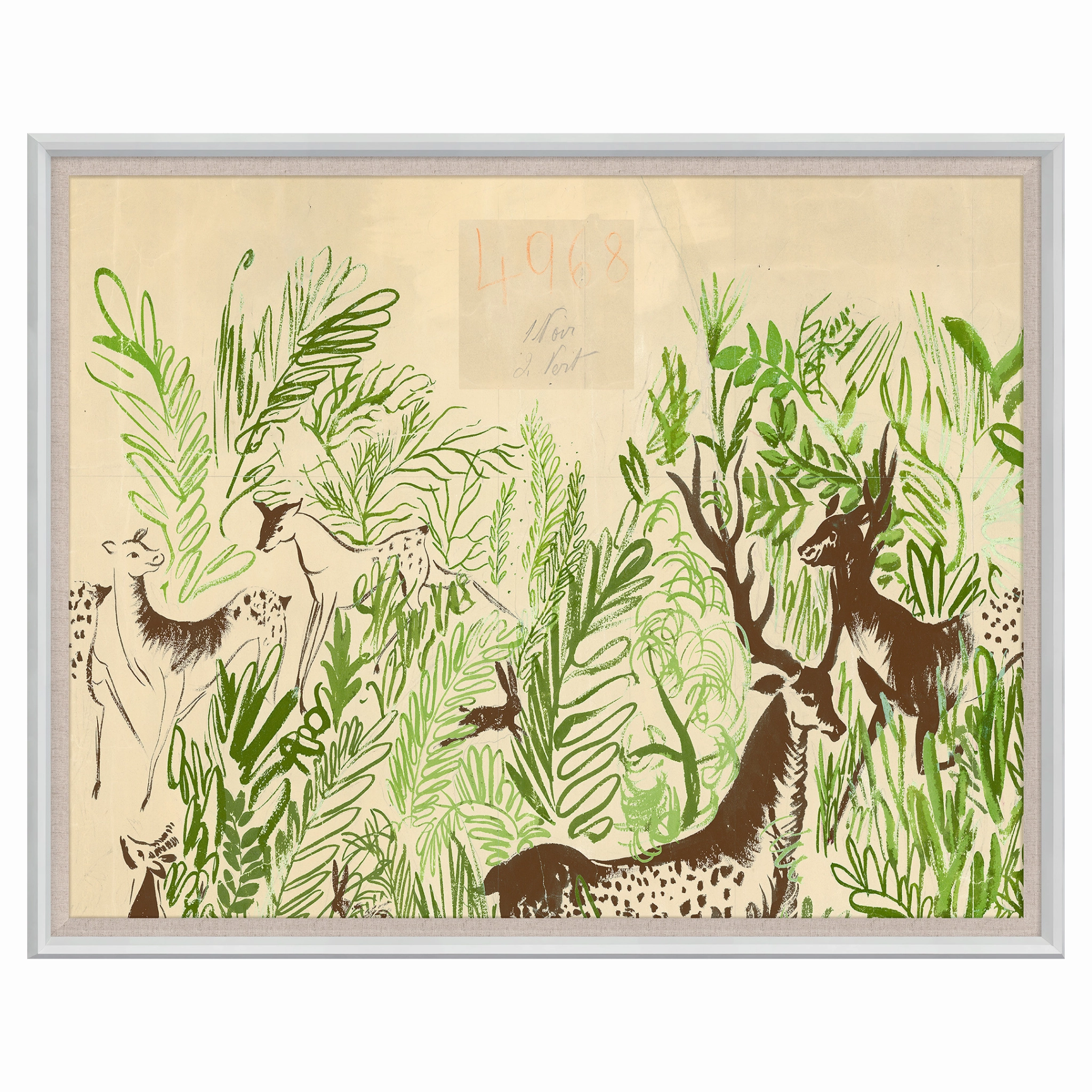 Frederick Steiner Archive, Deer Playing