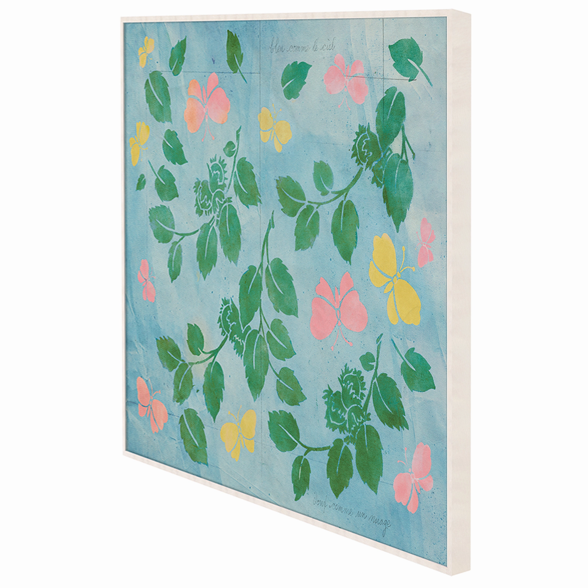 Frederick Steiner Archive, Green Leaves and Butterflies