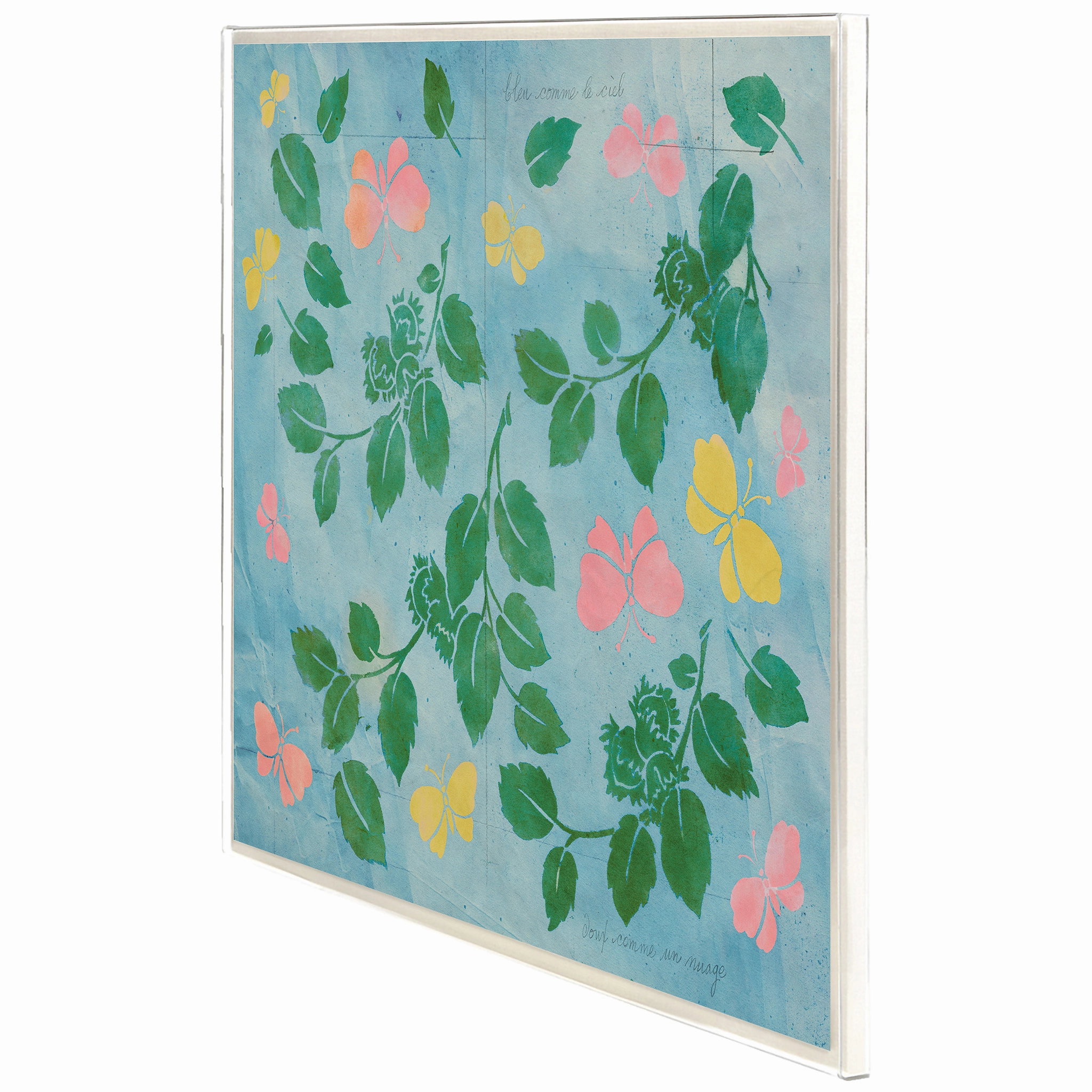 Frederick Steiner Archive, Green Leaves and Butterflies