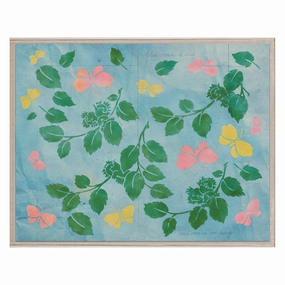 Frederick Steiner Archive, Green Leaves and Butterflies 