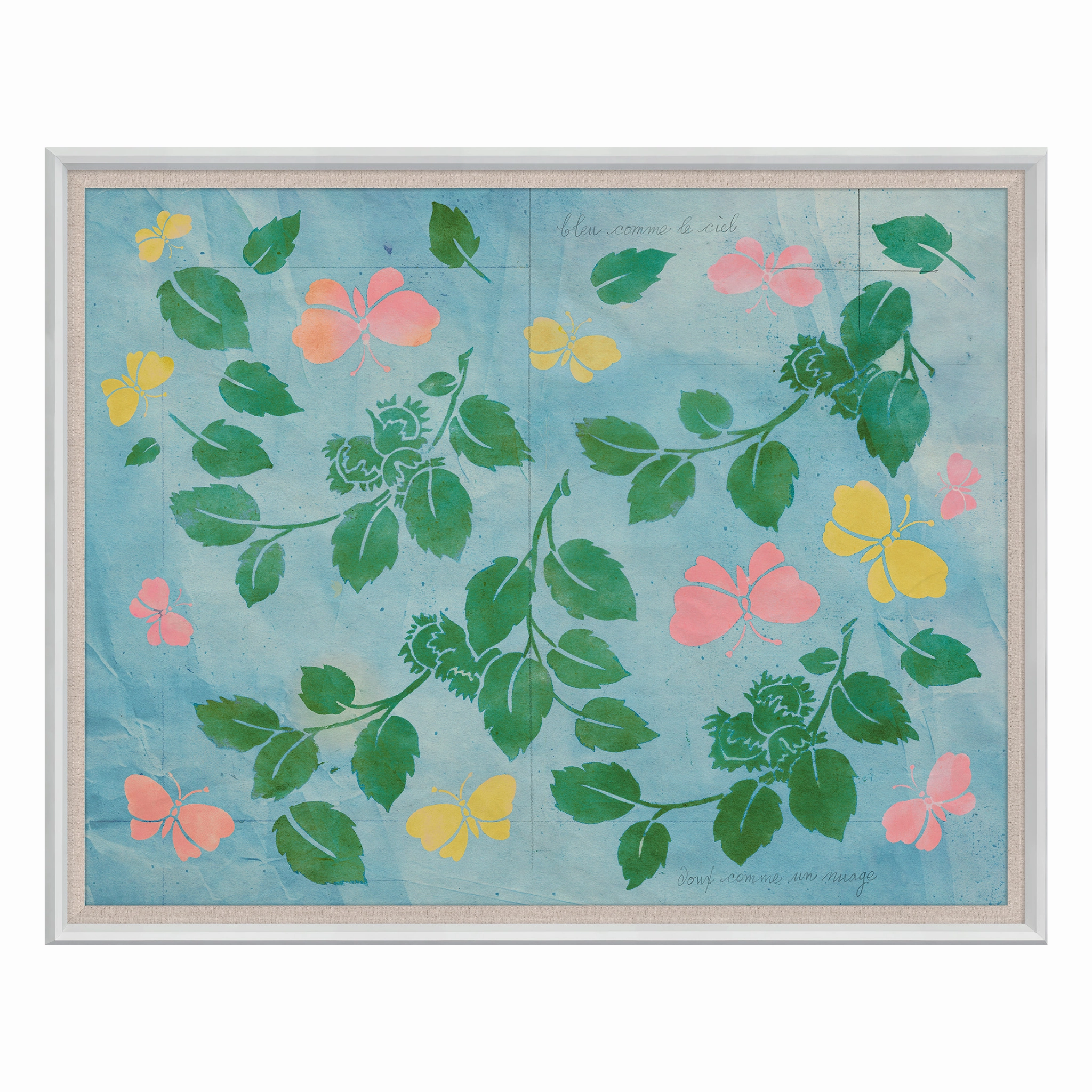 Frederick Steiner Archive, Green Leaves and Butterflies