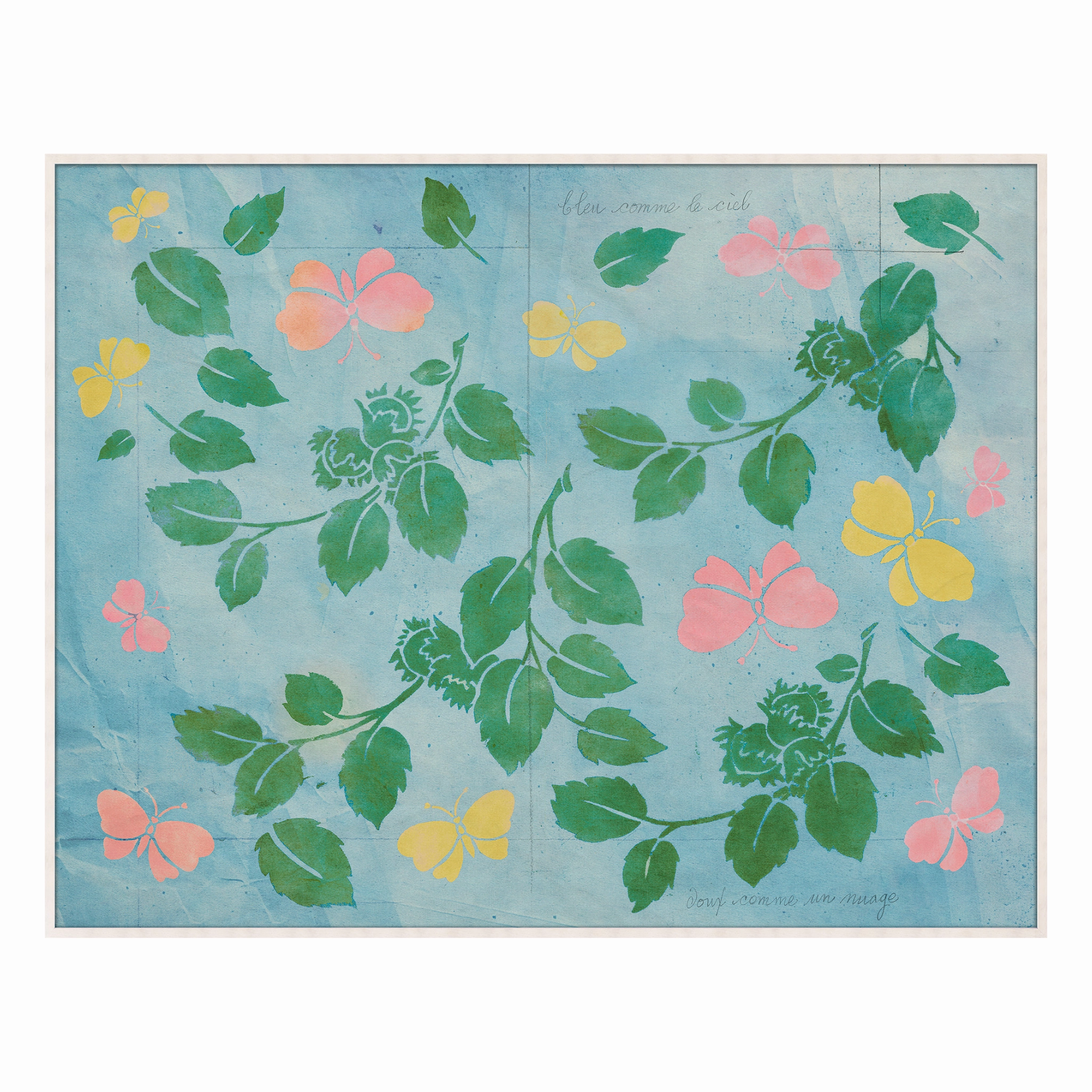 Frederick Steiner Archive, Green Leaves and Butterflies