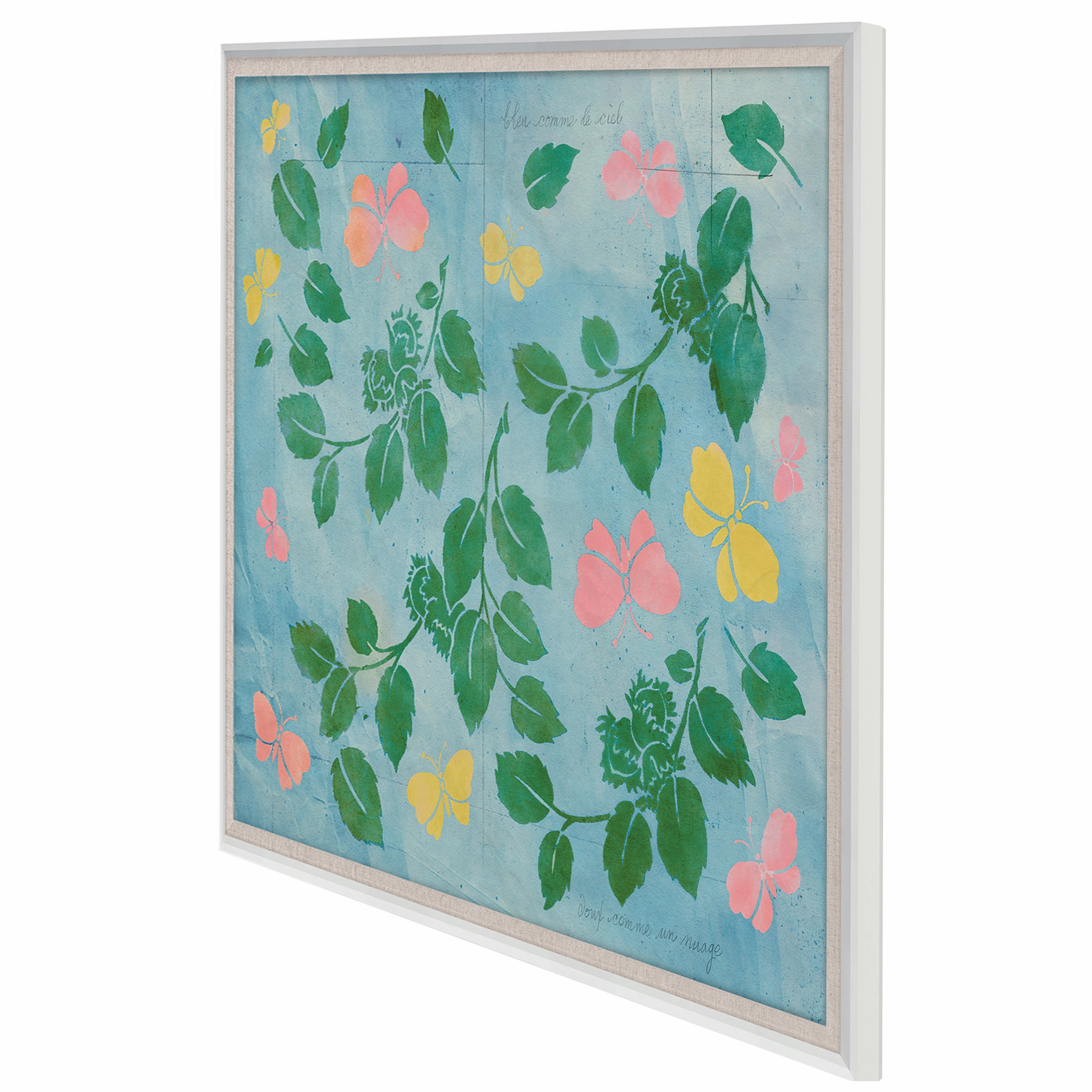 Frederick Steiner Archive, Green Leaves and Butterflies