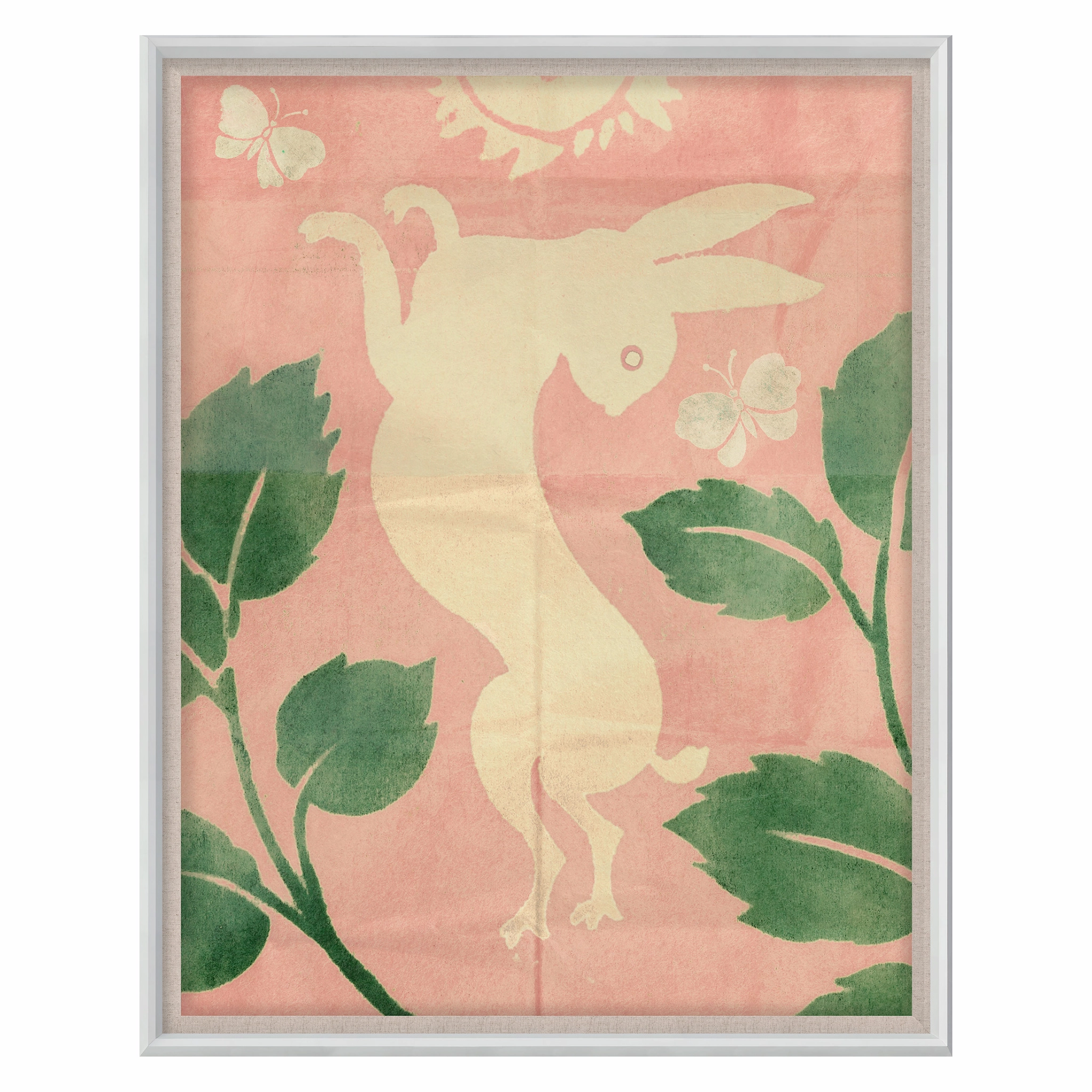 Frederick Steiner Archive, Jumping Rabbits in Pink