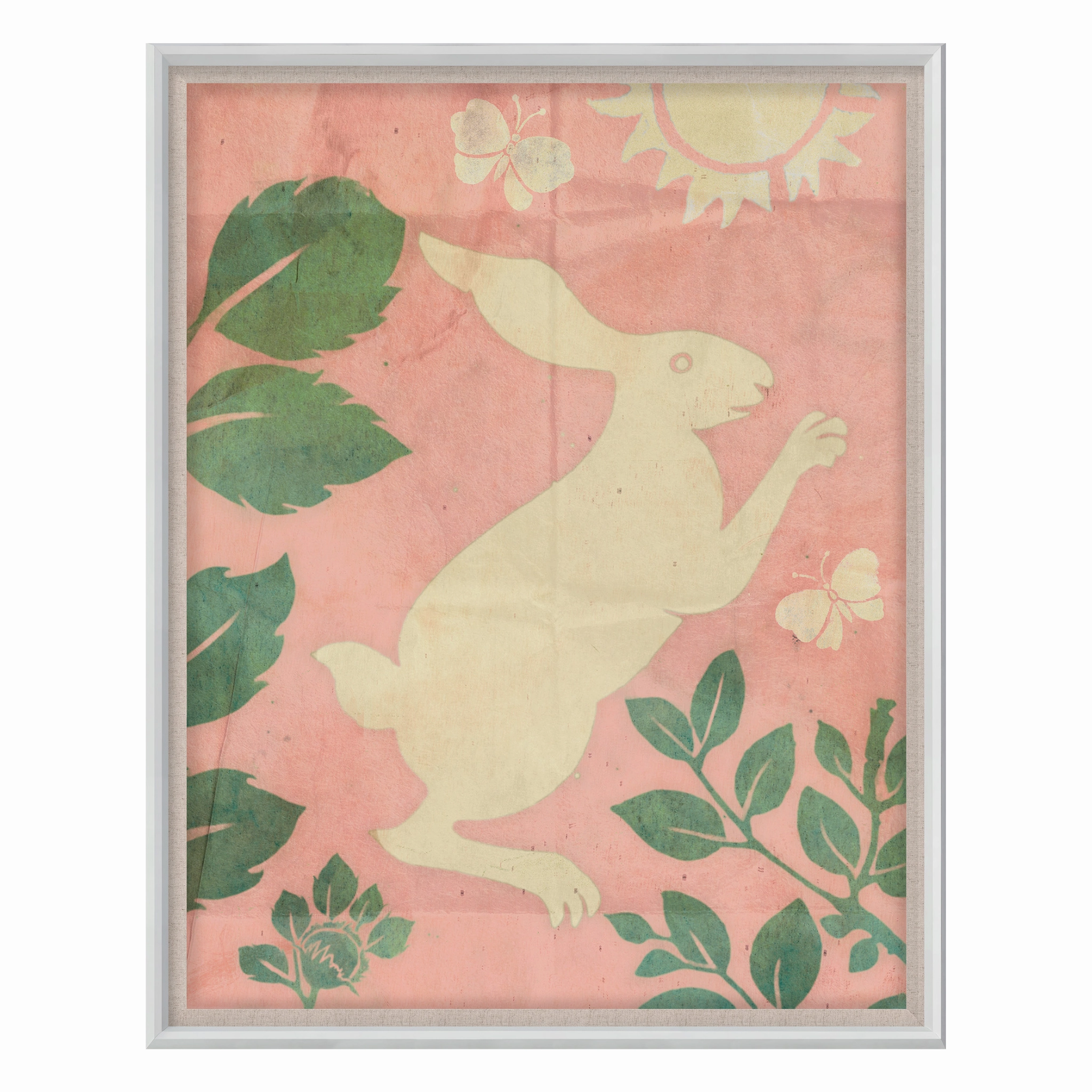 Frederick Steiner Archive, Jumping Rabbits in Pink