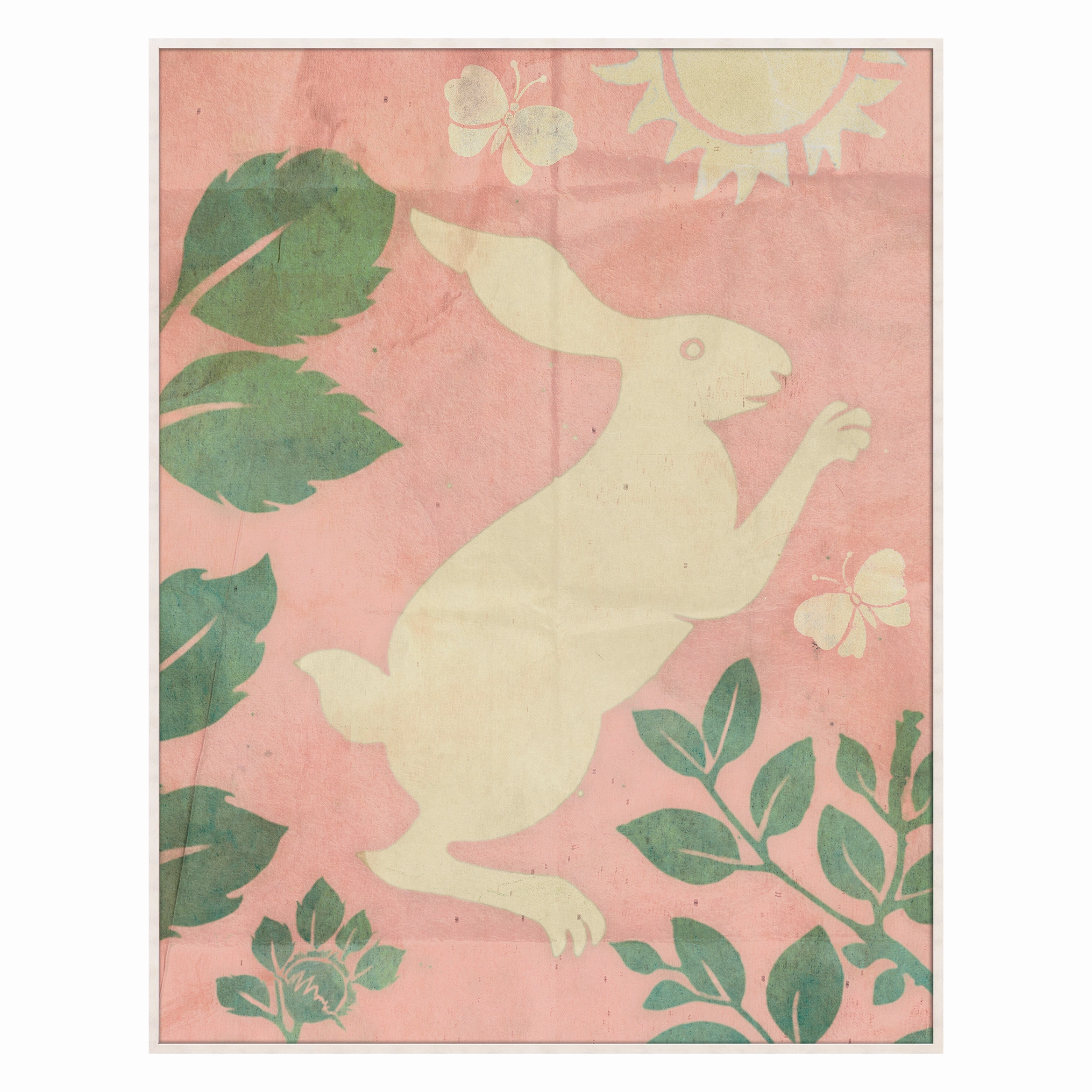 Frederick Steiner Archive, Jumping Rabbits in Pink