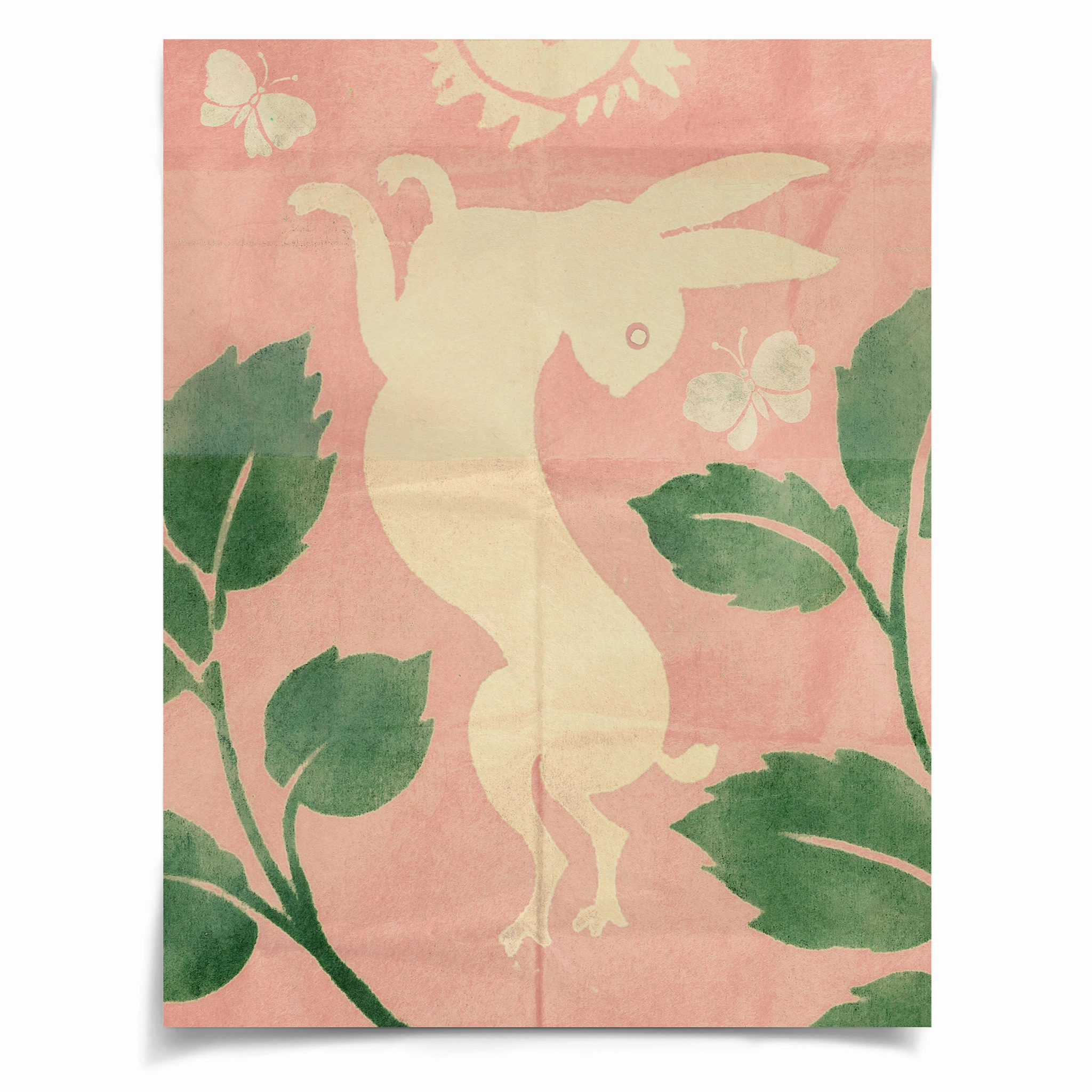 Frederick Steiner Archive, Jumping Rabbits in Pink