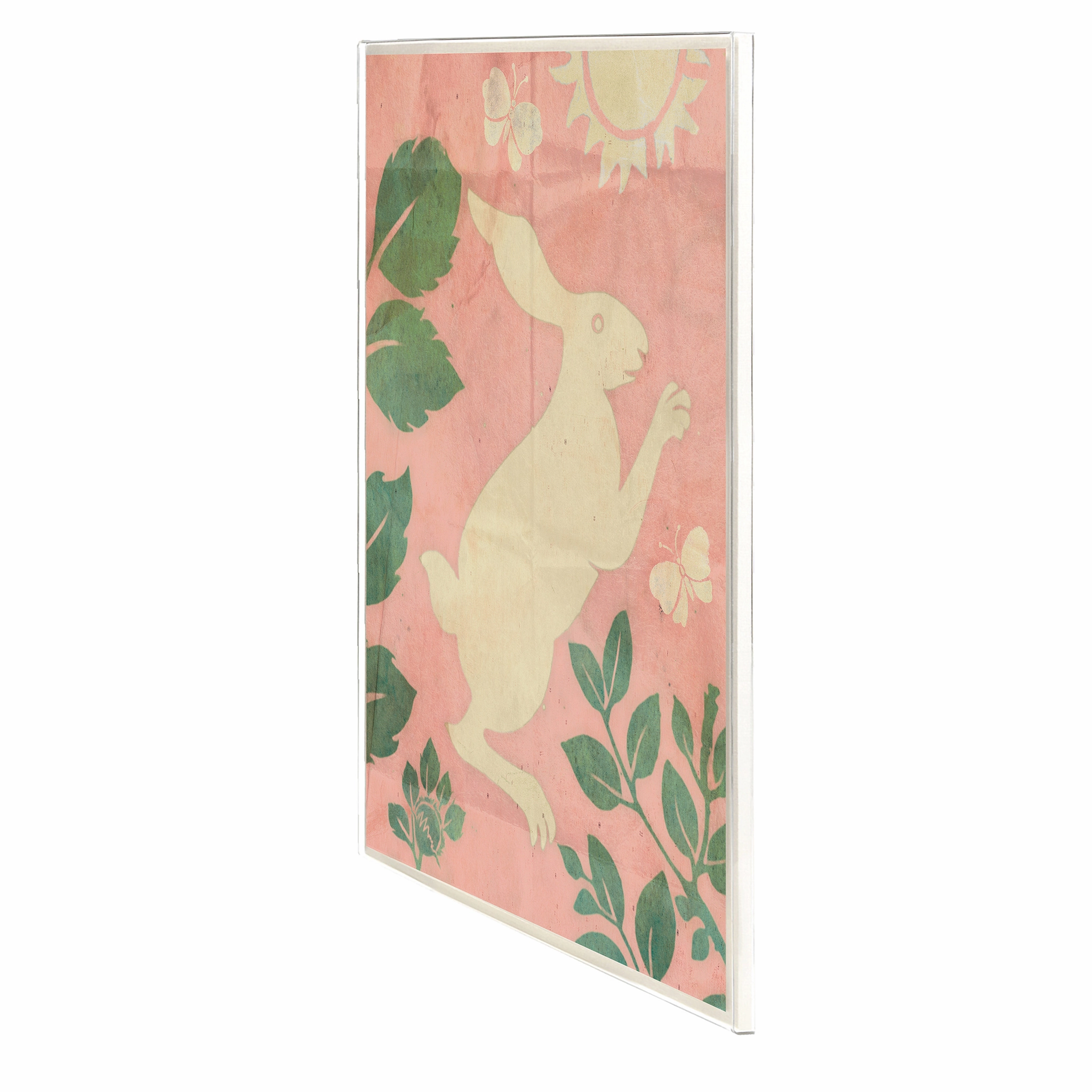 Frederick Steiner Archive, Jumping Rabbits in Pink