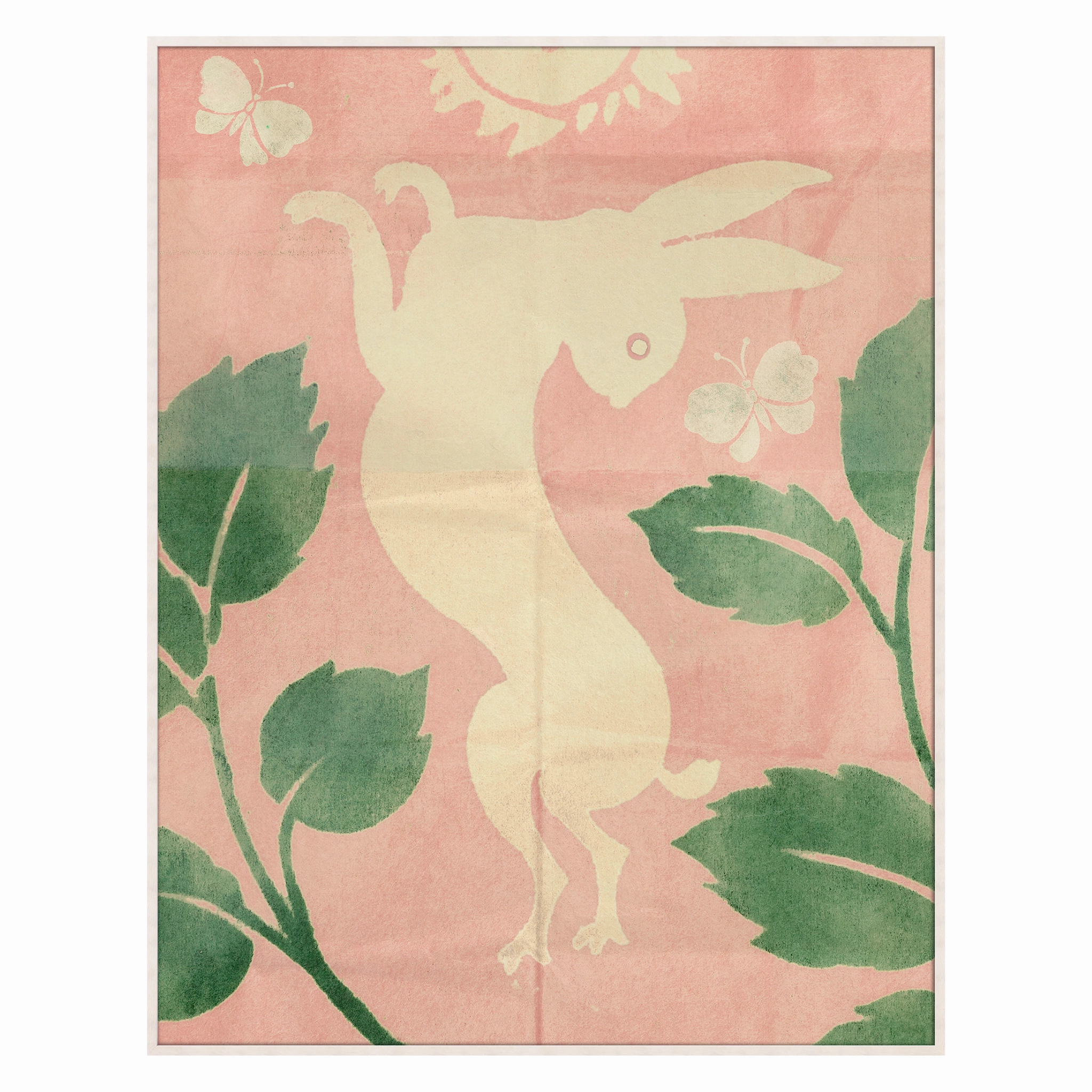 Frederick Steiner Archive, Jumping Rabbits in Pink
