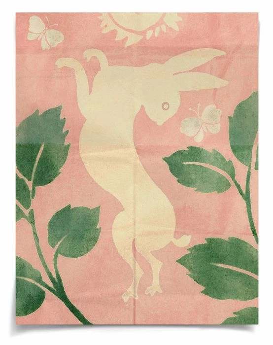 Frederick Steiner Archive, Jumping Rabbits in Pink