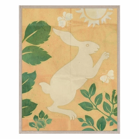 Frederick Steiner Archive, Jumping Rabbits in Sepia 
