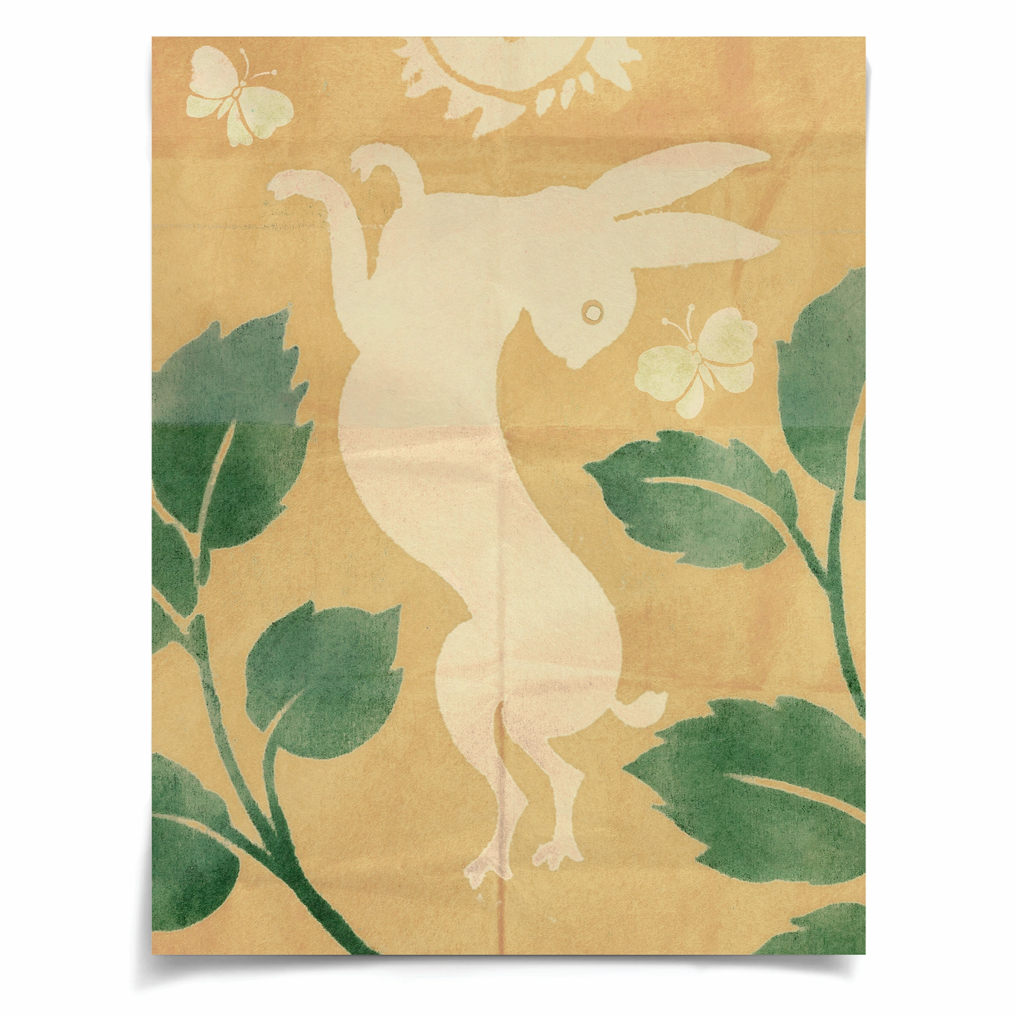 Frederick Steiner Archive, Jumping Rabbits in Sepia