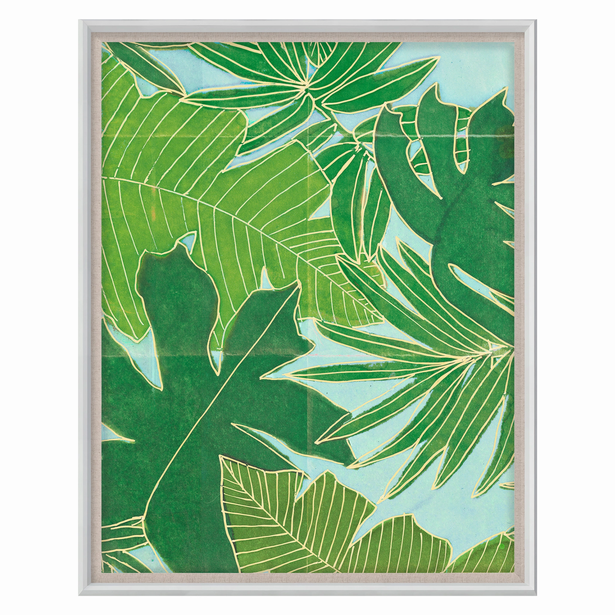 Frederick Steiner Archive, Palms With Sky