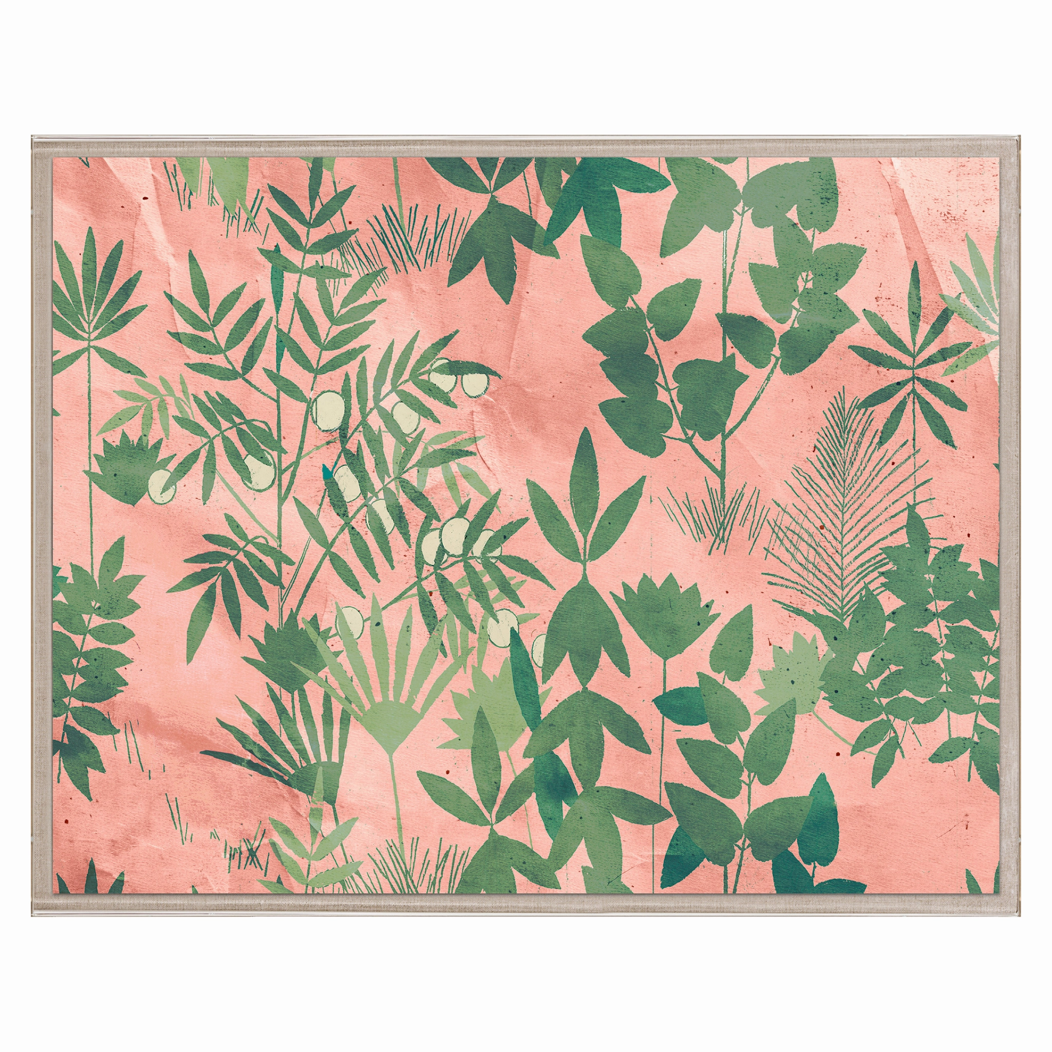 Frederick Steiner Archive, Pink Sky Green Leaves 