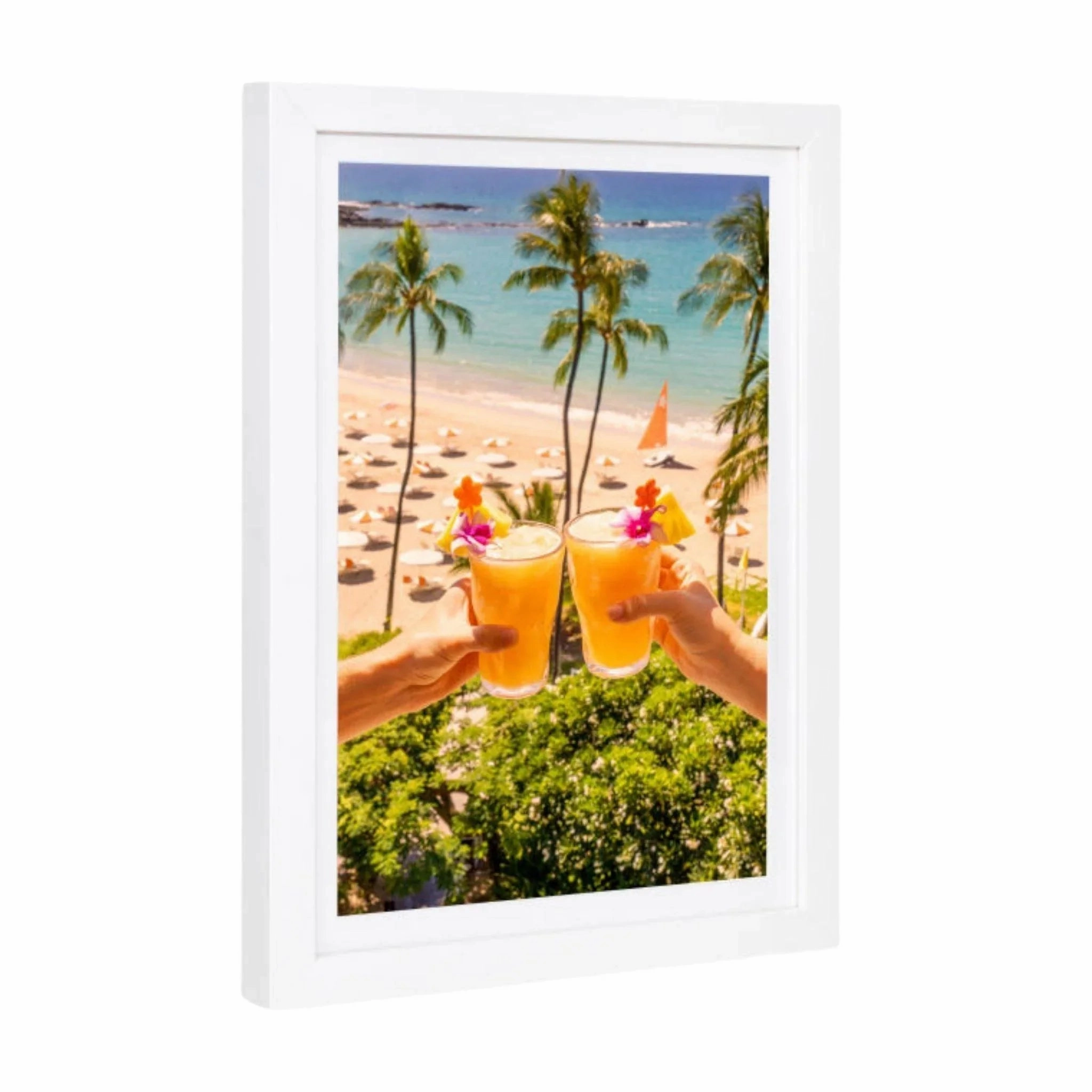 Fredrico Cheers Mini Framed Print by Gray Malin