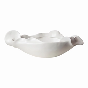 Free Form Bowl - Matte White Small 