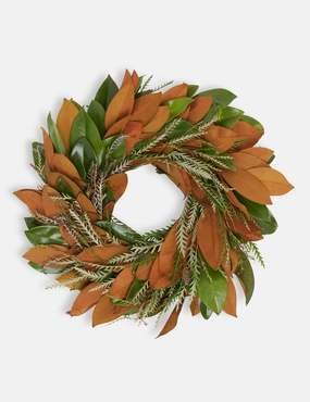 Fresh Handmade Magnolia and Grevillea Wreath 