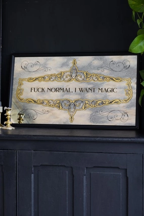 Fuck Normal, I Want Magic Mirror 