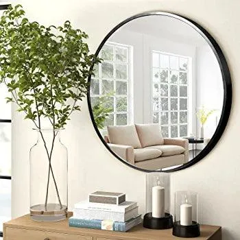 Gangaur Ovel Black Beauty Wall Mirror 