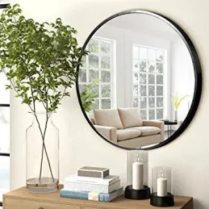 Gangaur Ovel Black Beauty Wall Mirror 