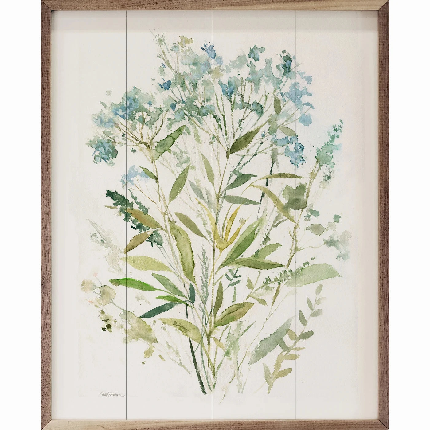 Garden Lace Wood Framed Print 