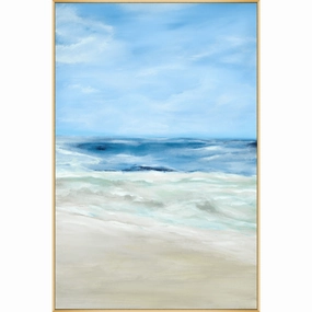 Gentle Waves 1 Framed Wall Art 