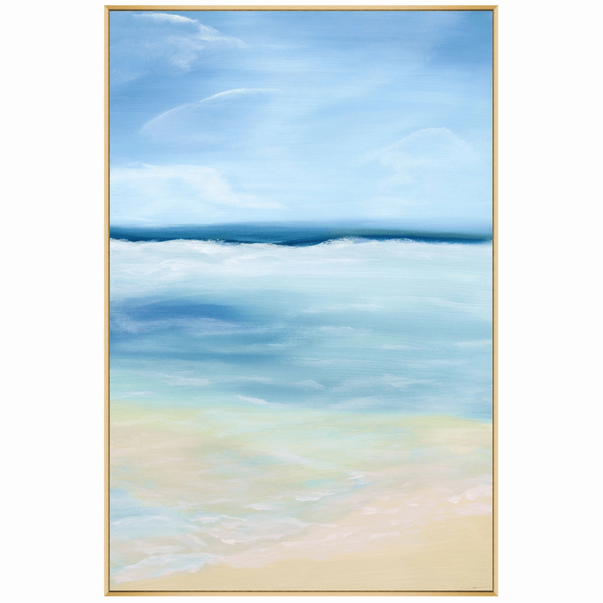 Gentle Waves 2 Framed Wall Art 