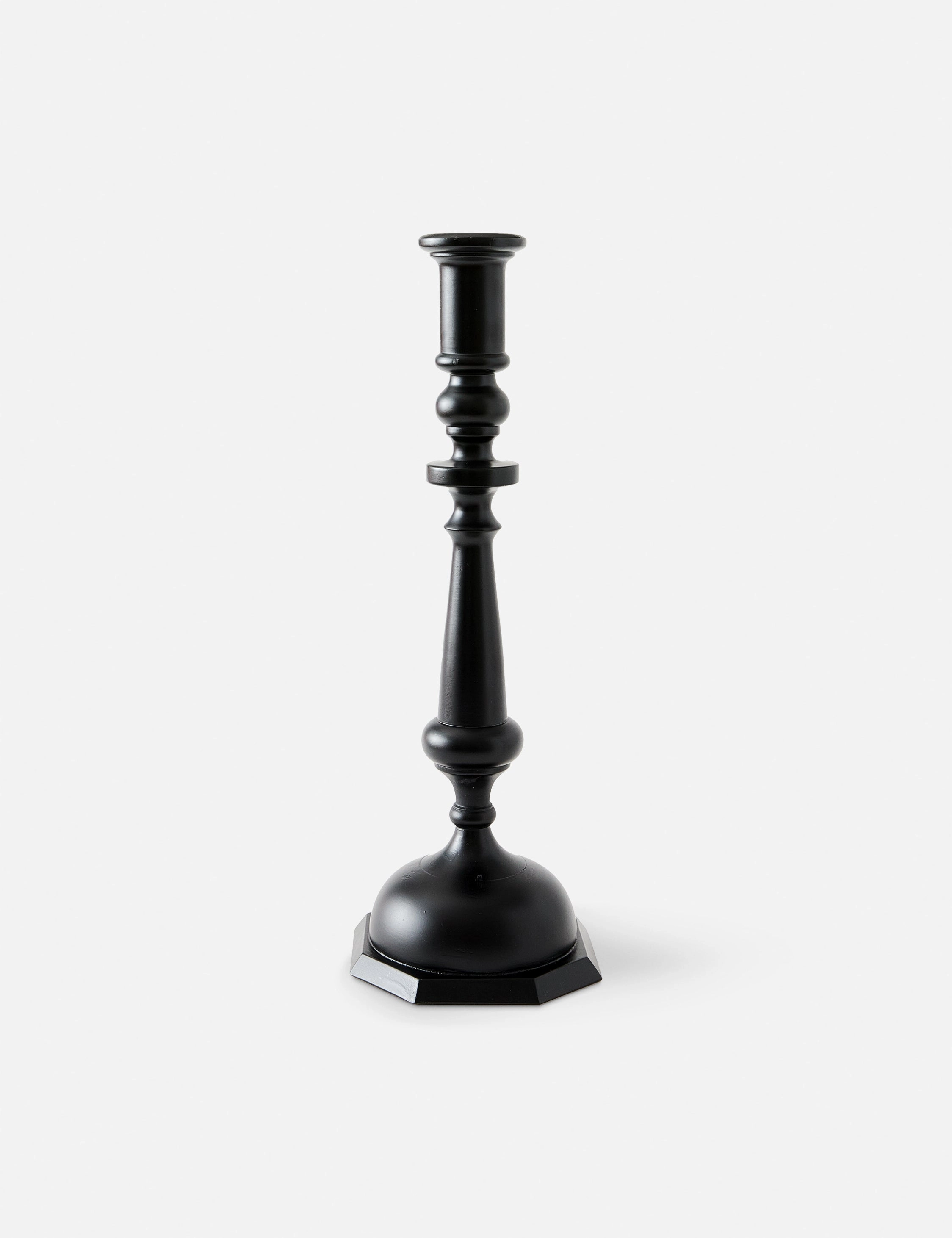 Georgian Lacquer Altar Candlestick 