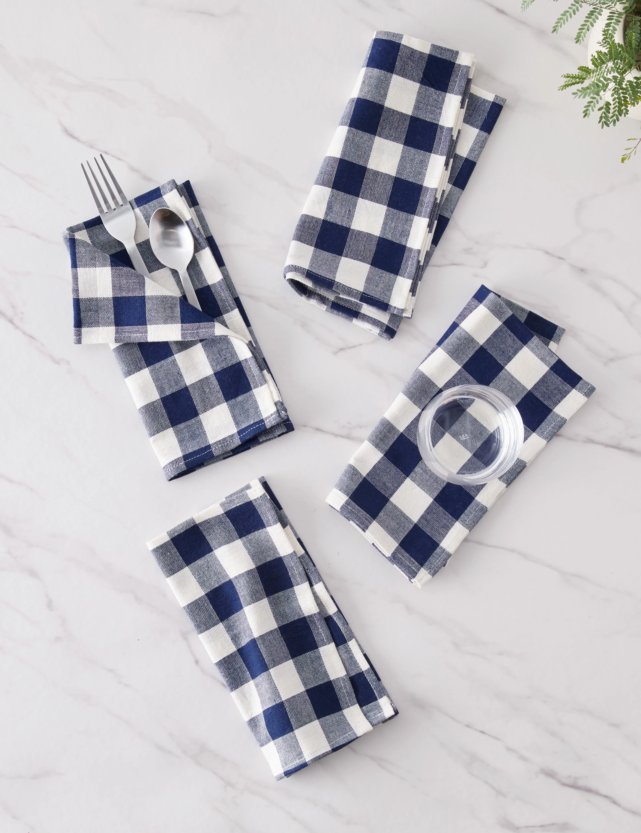 Gingham Napkins (Set of 4) by Heather Taylor Home