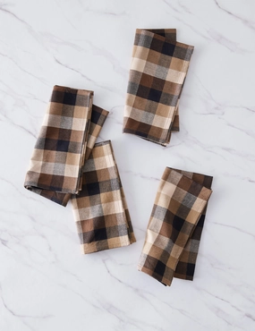 Gingham Napkins (Set of 4) by Heather Taylor Home 