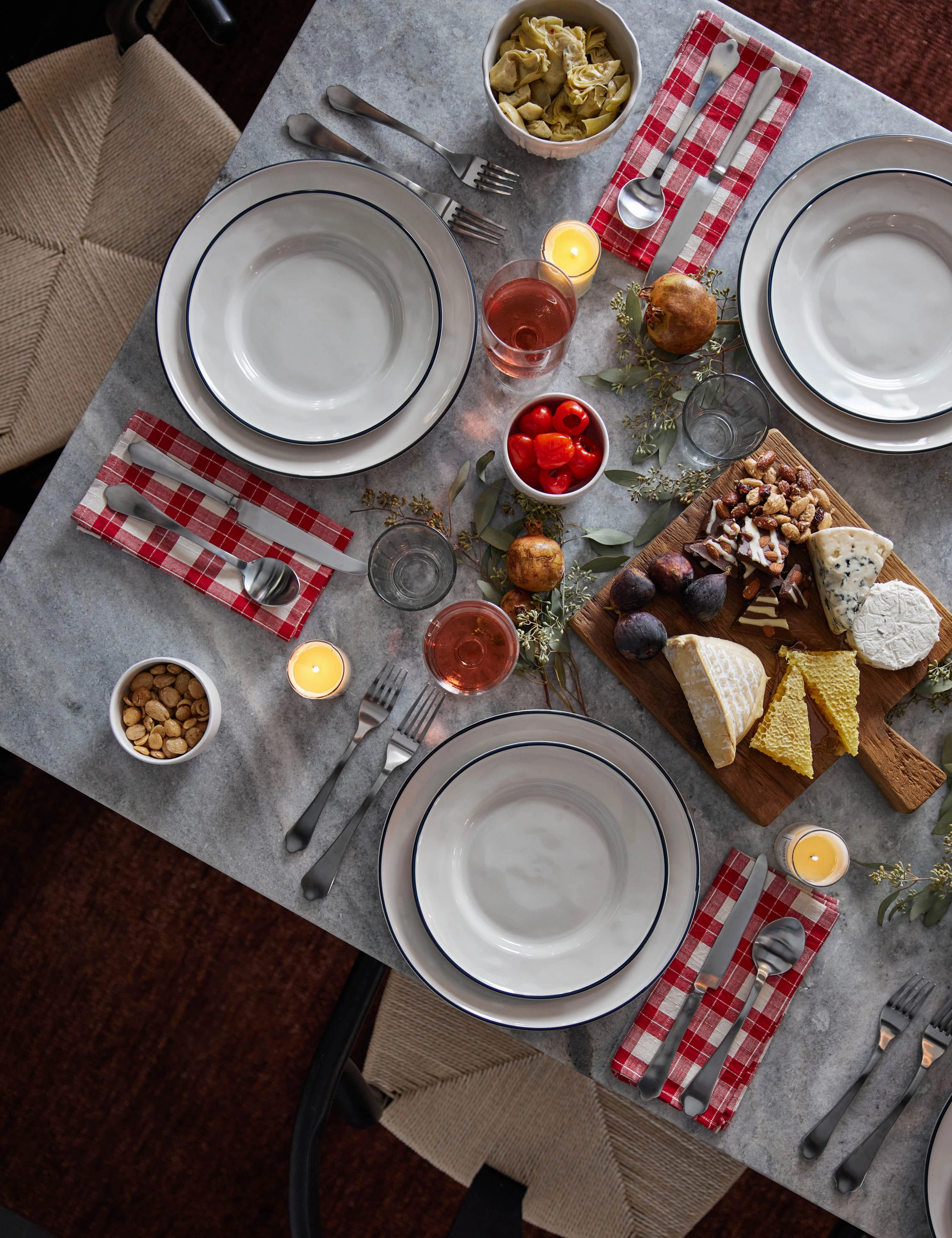 Gingham Napkins (Set of 4) by Heather Taylor Home