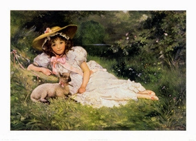 Girl with her Pet 