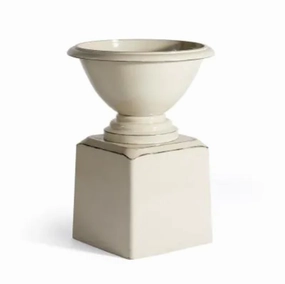 Glazelite Bowl on Stand White 