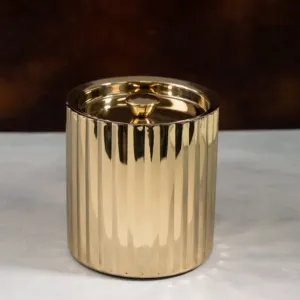Gold Fluted Ice Bucket 