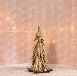 Gold Luster Feather Tree 