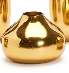 Gold Plated Vases