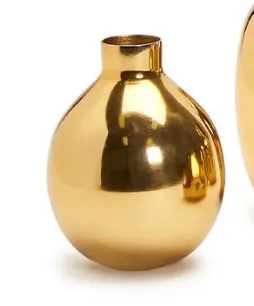 Gold Plated Vases