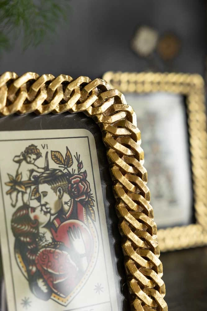 Gold Chain Photo Frame