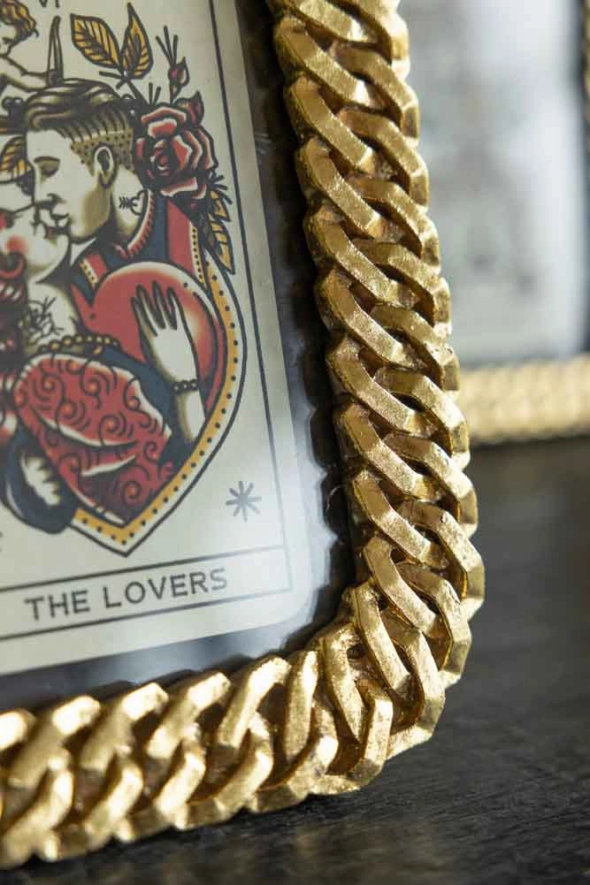 Gold Chain Photo Frame