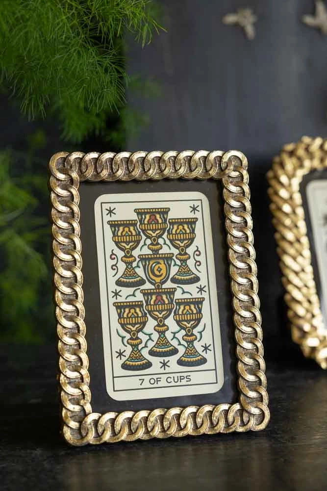 Gold Chain Rectangle Photo Frame