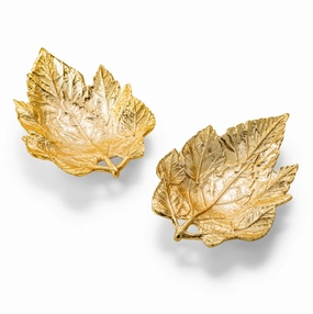 Gold Metal Leaves 