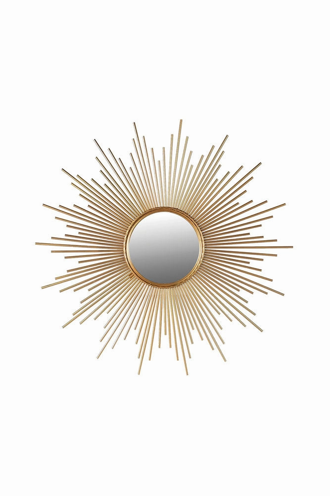 Gold Starburst Framed Decorative Mirror
