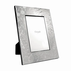 Graffiti - * Silver Plated Picture Frame Large 
